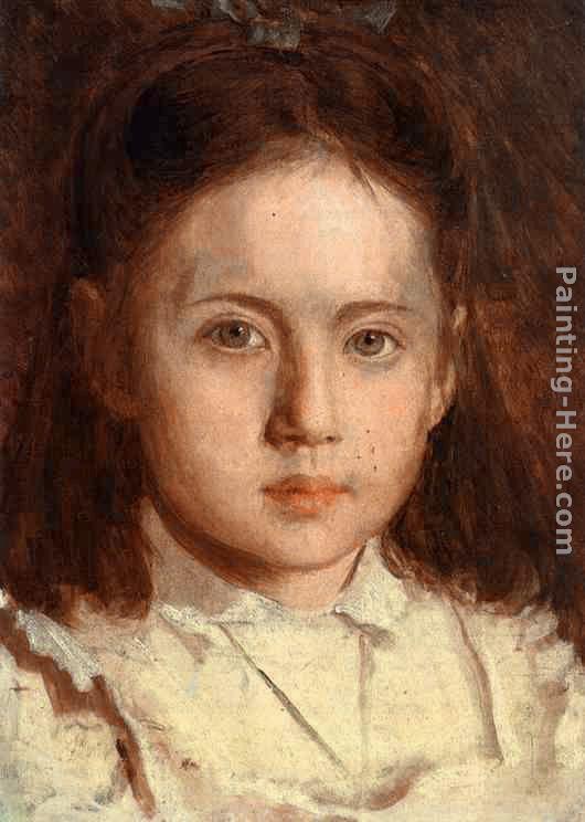 Ivan Nikolaevich Kramskoy Portrait of Sonya Kramskaya, the Artist's Daughter
